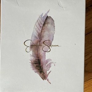 Jessica Simpson leopard wedge Sandals. Never worn